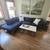 Large 2-Pc. Fabric Sectional, Left Arm Facing, Midnight Blue 3 thumbnail