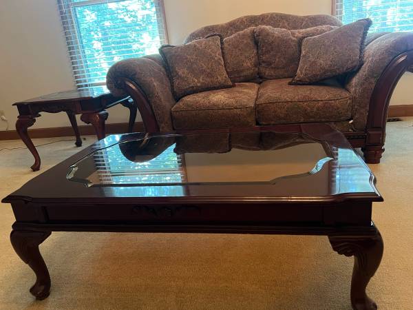 Couch, Love Seat, Coffee Table, Side Tables - $300 (Powell)62969131557889124
