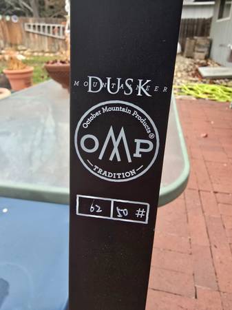 OMP Dusk Mountaineer Bow 62in 50# NEW 1