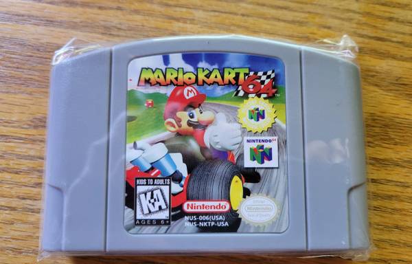 Mario Kart 64 - Nintendo 64 N64 Game 1