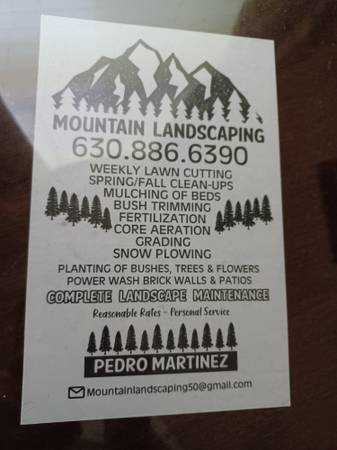 Lawn maintenance & Snow removal 1