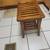 Antique rocking chair and two sold oak chairs / one slotted bottom no 5 thumbnail