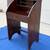Antique Solid Wood Kids DESK w/ Drawer and Cubbies 1 thumbnail
