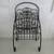 Vintage MCM French Scroll Wrought Iron 3 Tier Magazine Rack 2 thumbnail