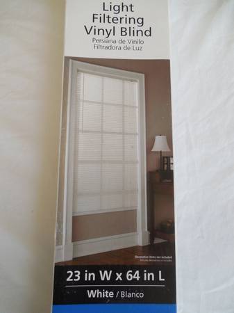 Window Blinds - Light Filtering - 23" wide 64" Long 1