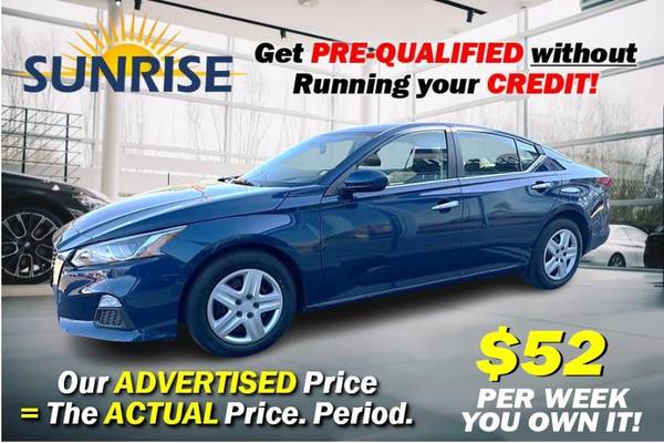 1 2020 Nissan Altima 2.5 S Sedan $52 PER WEEK YOU OWN IT! 1