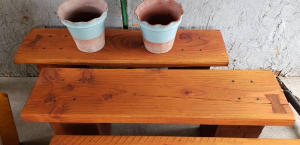 Outdoor mini bench/planter display/kids benches - $25 (Cle Elum)63438320789889121