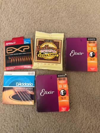 New Guitar strings assorted make offer 1