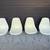 Mid-century modern Eames style dining chairs 1 thumbnail