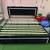 King Size Platform Bed Frame Black Velvet Silver Glitter Trim 1 thumbnail