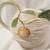 VINTAGE MAJOLICA-STYLE FRUIT PITCHER 3 thumbnail