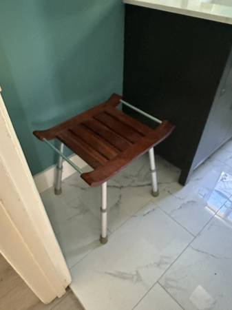 teak stool 1