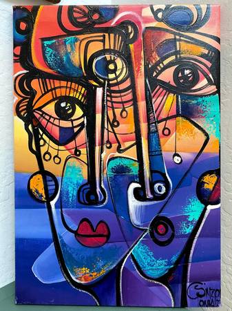 Simeon Gonzales Original Oil Painting on Canvas 1