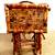 Mid-Century Set Of Four Tortoise Shell Bamboo TV Trays And Carrier 2 thumbnail