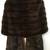 Custom genuine mahogany Mink Cape/Stole 2 thumbnail