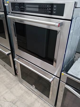 🌲KitchenAid 30" stainless steel double wall oven 1