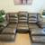 Ashley, leather reclining sofa, used few times. 2 thumbnail