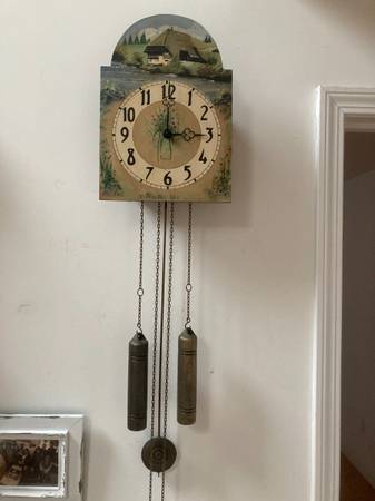 Hand painted wall clock 1