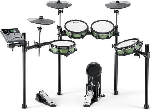 Donner DED-500 5 Drum, 3 Cymbal Electronic Drum Set Mesh Heads 1