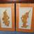 2 Vintage Thai Angkor Wat Temple Orange Charcoal Rubing On Rice Paper 1 thumbnail