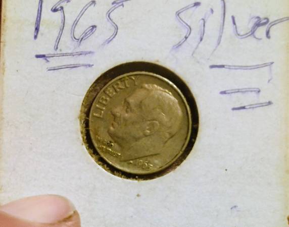 1965 silver dime 1