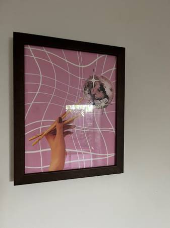 Disco Chopsticks Framed Poster 8x10in 1