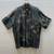 Vintage 1990s Tori Richard Blk Silk Hawaiian Floral Shirt, Men's XL 1 thumbnail