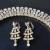 Vintage brilliant Weiss Bracelet/Earring set in rhodium setting 1 thumbnail