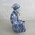 Japanese Kutani Porcelain Jurojin Scholar Figurine Fitz & Floyd 11" 8 thumbnail