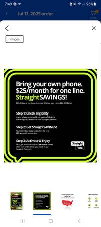 ¡¡¡¡GRAN OFERTA!!!! TARJETA SIM DE STRAIGHT TALK CON TU PROPIO PLAN - $20 (Columbia)63471025429763121