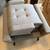 King-sized bed frame, padded and upholstered headboard and rails. 7 thumbnail