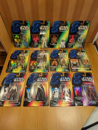 NEW Star Wars Action Figures 1996 to 1997 On Card $8 Each or 3 for $20 1