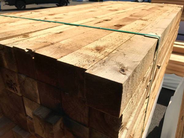 Cedar Posts 4x4 Rough Sawn and Smooth 1