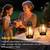 pearlstar Rechargeable Camping Lanterns 2 Pack Black Portable LED Decorative Lam 7 thumbnail