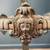 Antique Victorian Style End Table with Angel Motifs & Stone Top, c.192 5 thumbnail