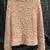 Dusty Rose Nubby Cardigan Sweater Size L but fits like M 2 thumbnail
