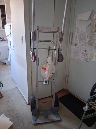 6' Aluminum convertible appliance dolly flat bed too 1