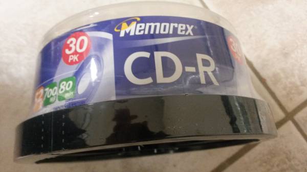 30 Memorex CD-R 52x 700MB 80 MIN 1