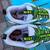 MENS NIKE AIR MAX 90 SE 'WORLDWIDE PACK BLUE FURY VOLT ATHLETIC SNEAKERS SZ 9.5 5 thumbnail