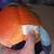 Large Jumbo Plush Bluely Halloween Pumpkin & Vampire $50 each or both 5 thumbnail