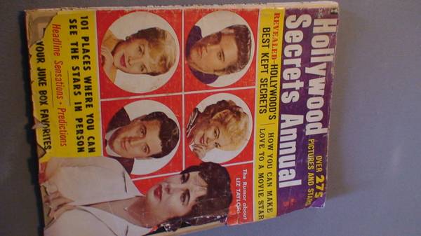 HOLLYWOOD SECRETS  MAGAZINE  #5  -  1959 1