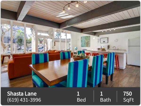 $2,195 / 1br - 750ft2 - Pet Friendly on our 1bed/1bath. Comfort & Value: It's All Here (La Mesa - Near Costco and 8 Freeway)63819386926467121