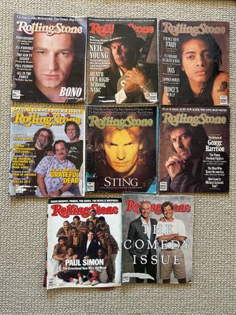 Collectable Rolling Stone Magazines 1