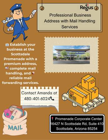 $183 ✉️ Effortless Virtual Office Services – Mail, Address & More 🌟 (Frank Lloyd Wright Blvd & Scottsdale Rd.)63754986999297120