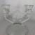 Vintage Jeanette Glass Pair Double Arm Sunburst Glass Candlesticks 14 thumbnail