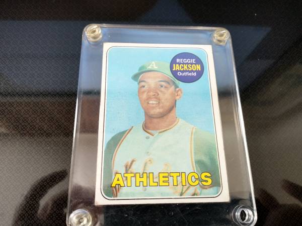 1969 Topps Reggie Jackson Rookie #260: Very Nice Card! 1