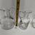 3 Vintage Glass Bottles Cruets w/ Handle & Spout Jug Style Collectible 5 thumbnail