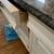 Custom Kitchen Island REAL WOOD w Granite top and Stainless undermount sink 8 thumbnail