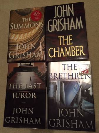 ***John Grisham Novels (hard cover) plus a FREE GIFT*** 1