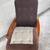 Domino Mobler teak Danish Modern lounge chair ottoman mid century 8 thumbnail